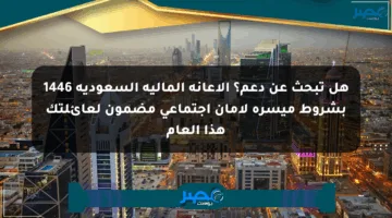 هل تبحث عن دعم؟ الإعانة المالية السعودية 1446 بشروط ميسرة لأمان اجتماعي مضمون لعائلتك هذا العام